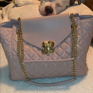 Moschino quilted  mauve purse
